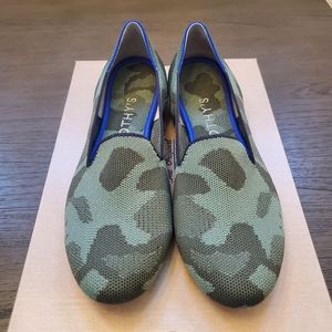 Rothy's Olive Camo Loafer